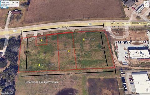 Vacant Land For Sale - 12719 Hwy 1764 Highway<br/> Galveston County, Santa Fe, TX 77510