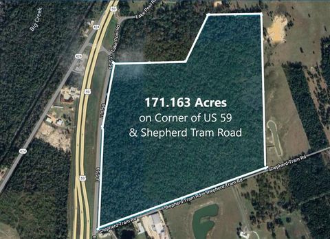 171.613 Acres US 59 Highway Shepherd TX 77371
