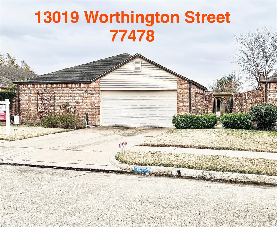 13019 Worthington Street, Sugar Land, Texas image 1