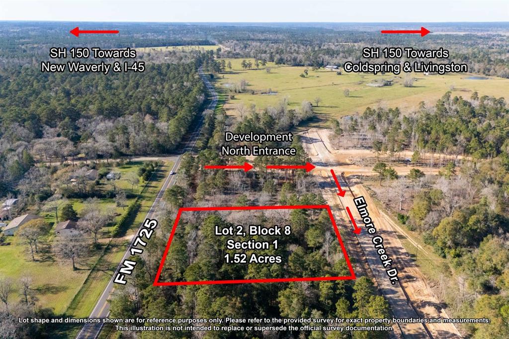 Lot 2 Block 8 Elmore Creek Drive, Willis, Texas image 1