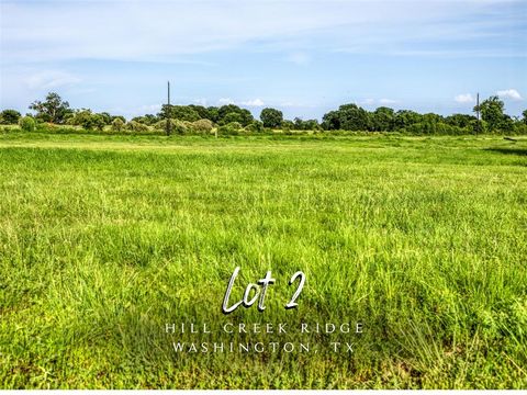 Vacant Land For Sale - LOT 2 Hargrove Lane<br/> Washington, TX 77880