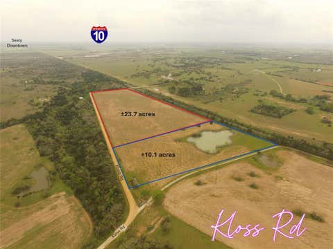 Vacant Land For Sale - TBD Kloss Road<br/> Sealy, TX 77474