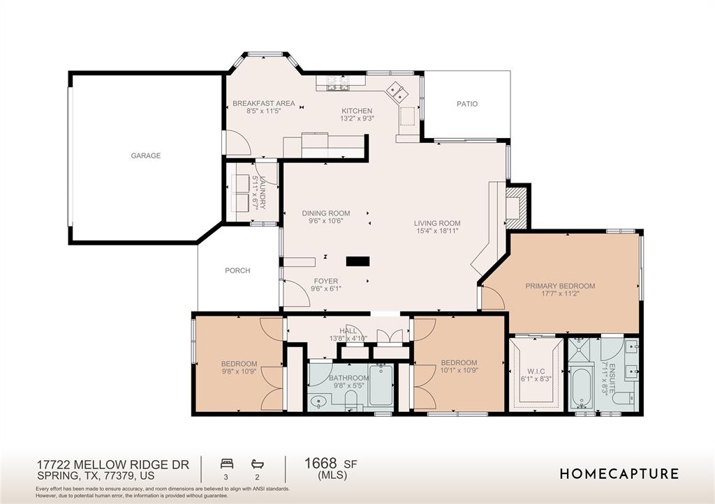 17722 Mellow Ridge Drive, Spring, Texas image 28