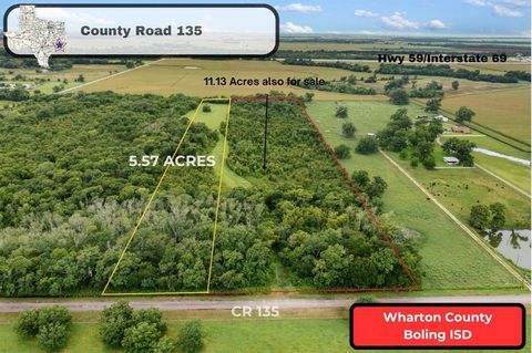 Vacant Land For Sale - Cr 135<br/> Wharton, TX 77488