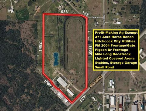 Vacant Land For Sale - 7602 Fm 2004 Road<br/> Hitchcock, TX 77563