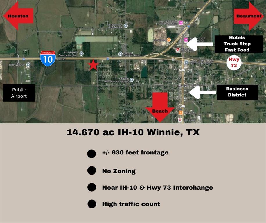 14.670ac Ih-10, Winnie, Texas image 3