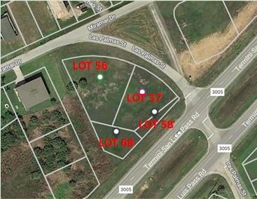 Vacant Land For Sale - LOTS 56-5868 Las Palmas<br/> Galveston, TX 77554