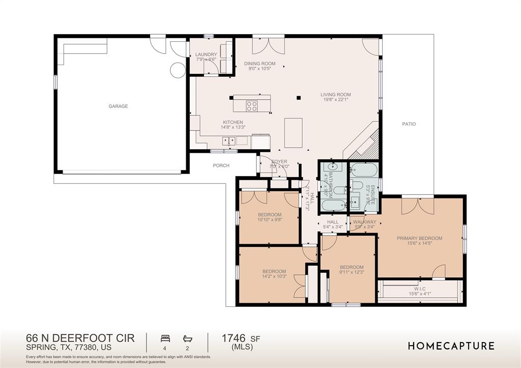 66 N Deerfoot Circle, Spring, Texas image 30