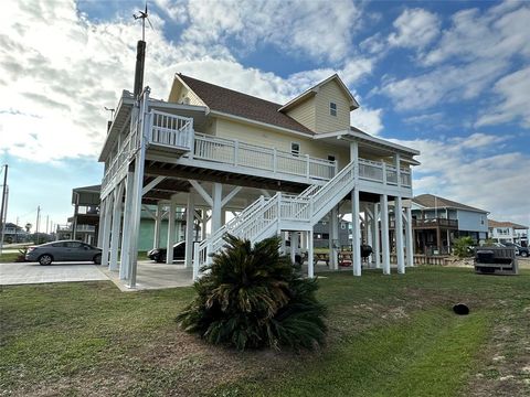 A home in Bolivar Peninsula