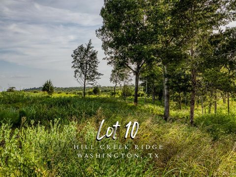 Vacant Land For Sale - LOT 10 Hargrove Lane<br/> Washington, TX 77880