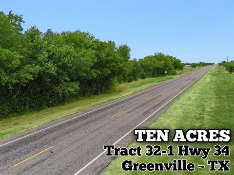 Vacant Land For Sale - TRACT 32-1 Hwy 34<br/> Greenville, TX 75401