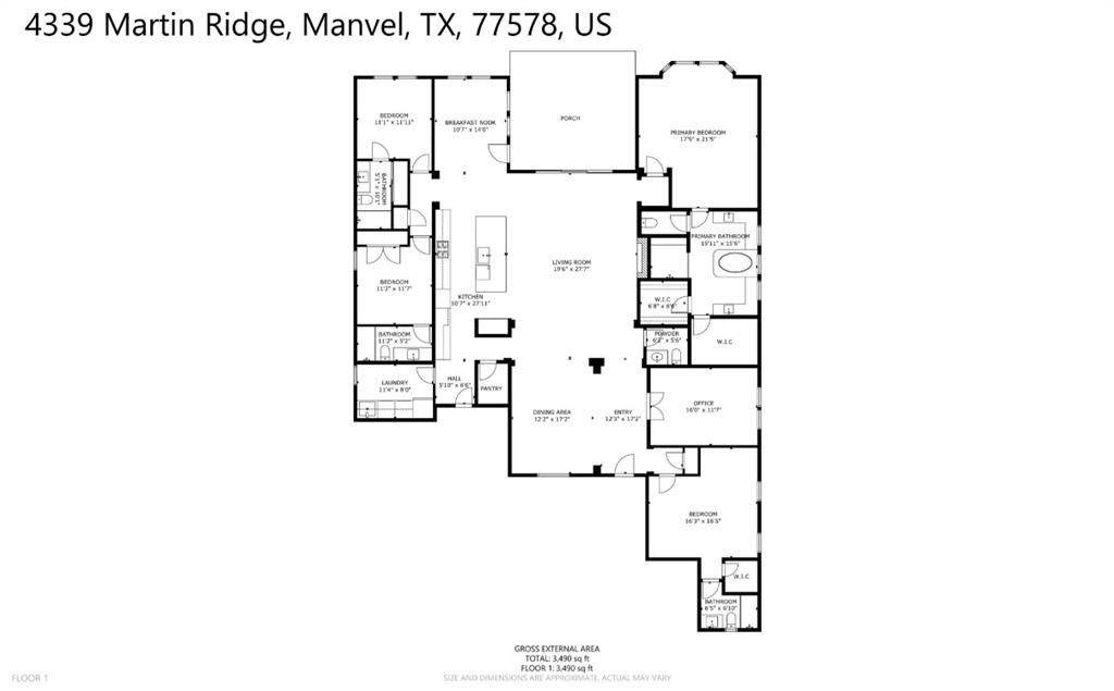 4339 Martin Ridge Drive, Manvel, Texas image 27
