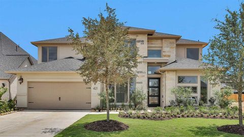Photo of 421 Soaring Sparrow Trail, Katy, TX 77493 (MLS # 70083595)