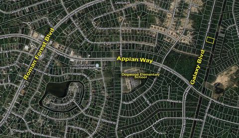Vacant Land For Sale - LOT 1 Galaxy Boulevard<br/> New Caney, TX 77357