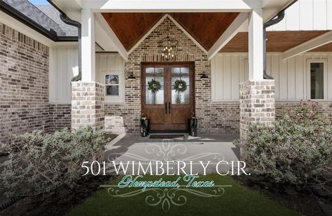 501 Wimberly Circle Hempstead TX 77445
