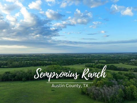 Vacant Land For Sale - 2088 Sempronius Road<br/> Austin County, Chappell Hill, TX 77426