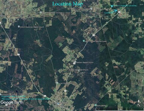 Vacant Land For Sale - 000 Gaston Road<br/> Apple Springs, TX 75926