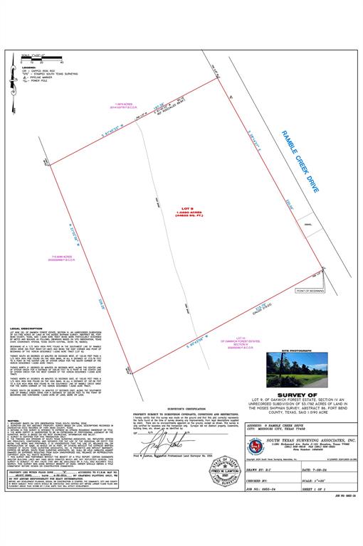00 Ramble Creek Drive, Missouri City, Texas image 1