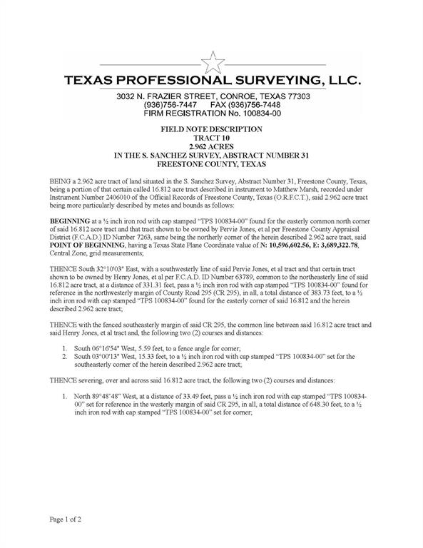 Tract 10 FCR 295