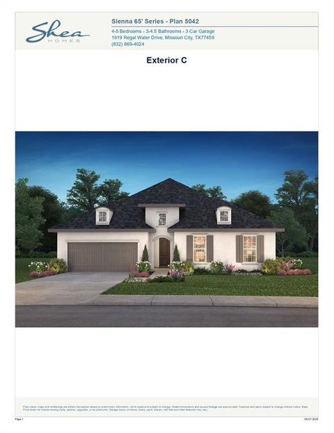 9910 Deep Water Drive Missouri City TX 77459