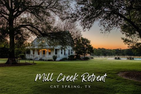 Vacant Land For Sale - 5110 Mill Creek Road Rd<br/> Cat Spring, TX 78933
