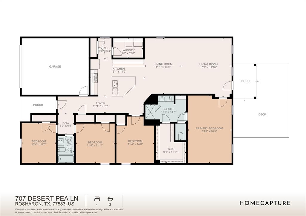 707 Desert Pea Lane, Rosharon, Texas image 22