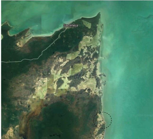 19.75 Acres Ocean Front-Lagoon Front Corozal Free Zone