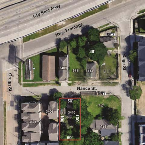 Vacant Land For Sale - 3410 Nance Street<br/> Houston, TX 77020