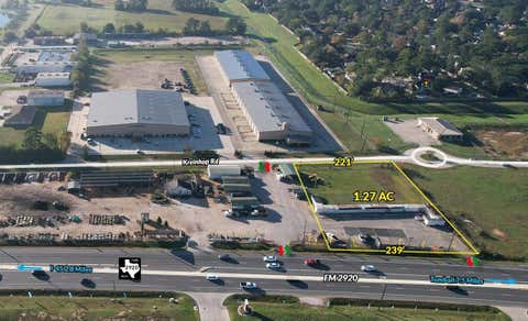 Vacant Land For Sale - 4131 Fm 2920<br/> Spring, TX 77388