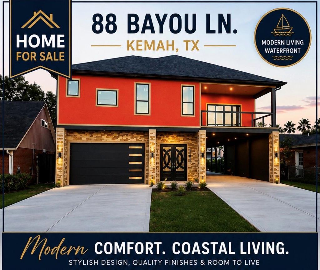 Photo of 88 Bayou Lane, Kemah, TX 77565 (MLS # 38632090)