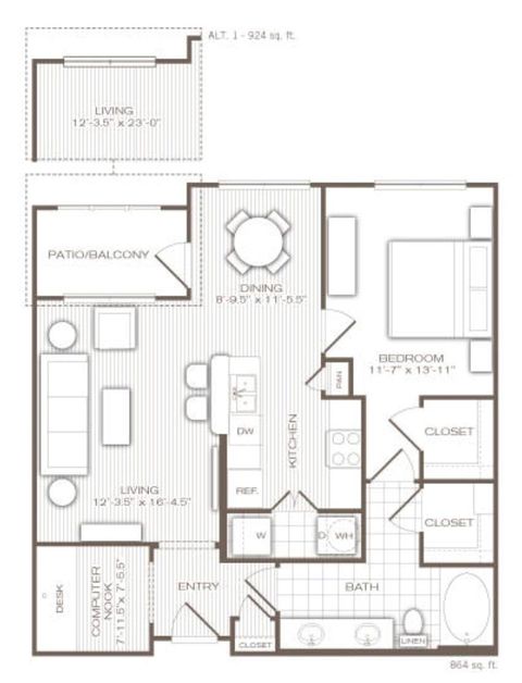 Tiny photo for 206 Mc Gowen Street #3106, Houston, TX 77006 (MLS # 96257971)