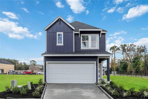 Photo of 5822 Mainsfield Creek Lane, Houston, TX 77091 (MLS # 14334411)