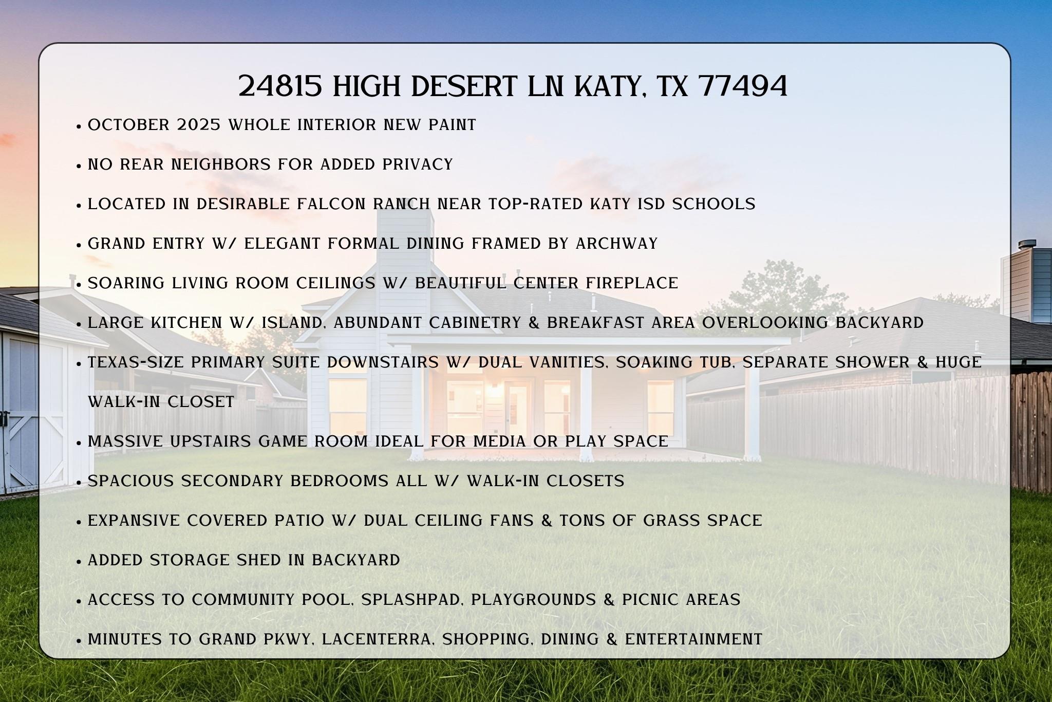 24815 High Desert Lane