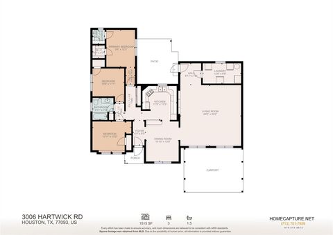 Tiny photo for 3006 Hartwick Road, Houston, TX 77093 (MLS # 54360406)