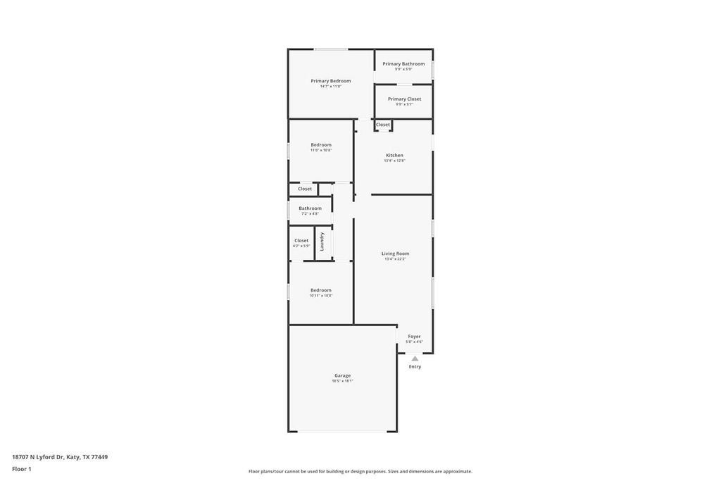 Photo of 18707 N Lyford Drive, Katy, TX 77449 (MLS # 9194980)