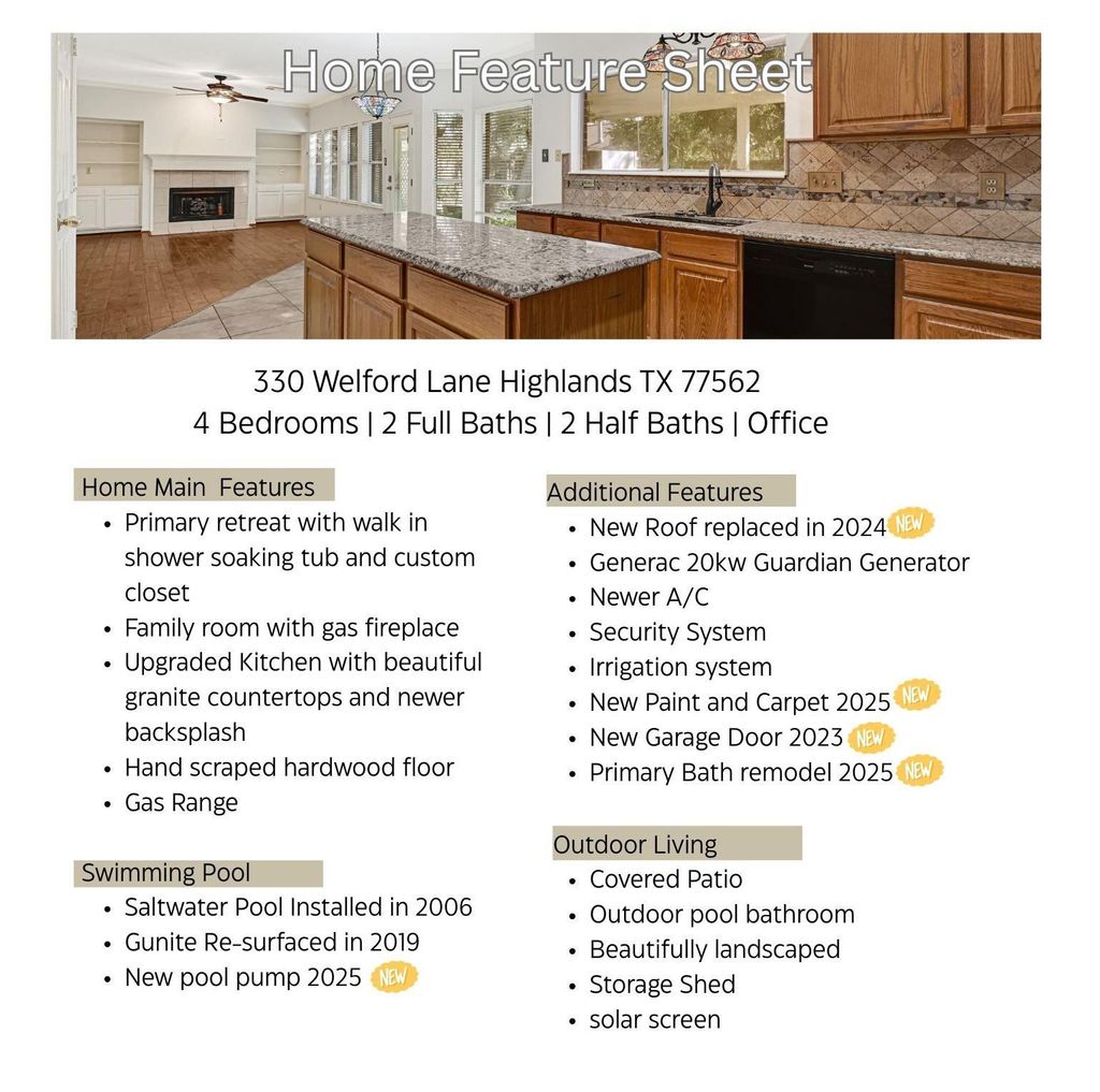 Photo of 330 Welford Lane, Highlands, TX 77562 (MLS # 84779379)