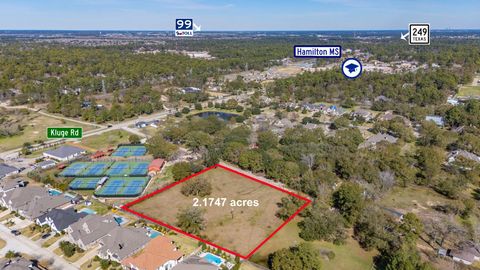 Vacant Land For Sale - 12537 Kluge Road<br/> Cypress, TX 77429