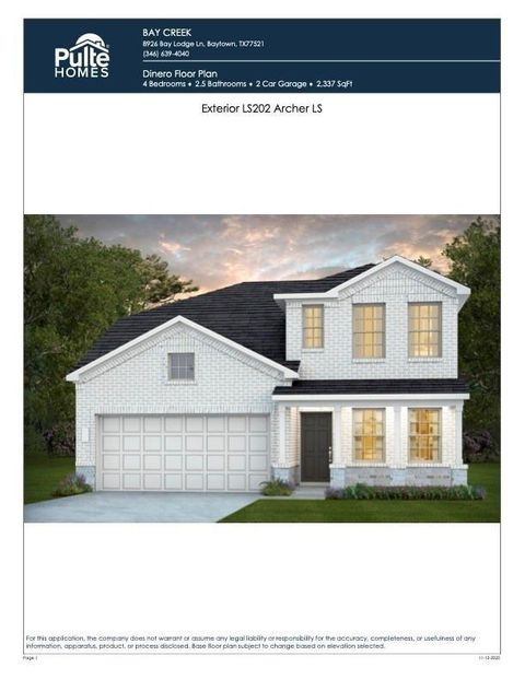 Photo of 9022 Bay Lodge Lane, Baytown, TX 77521 (MLS # 21064179)
