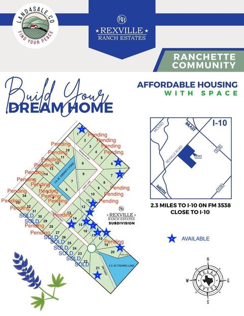 Vacant Land For Sale - 1397 Stetson<br/> Sealy, TX 77474