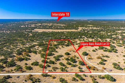 Vacant Land For Sale - LOT 22 Legacy Oaks Drive<br/> Kimble County, Harper, TX 78631