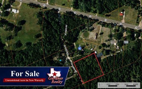 Vacant Land For Sale - 00 Joyner Road<br/> Walker County, New Waverly, TX 77358