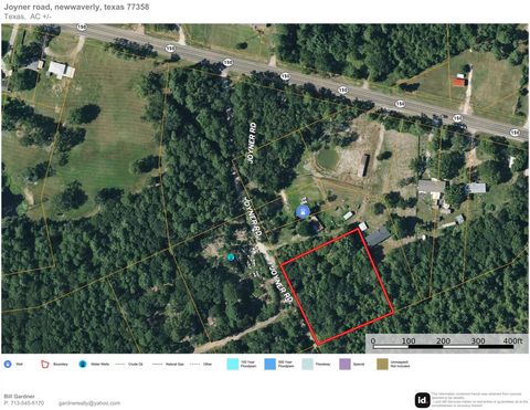Vacant Land For Sale - 00 Joyner Road<br/> New Waverly, TX 77358