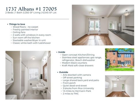 Photo of 1737 Albans Road #1, Houston, TX 77005 (MLS # 89225306)