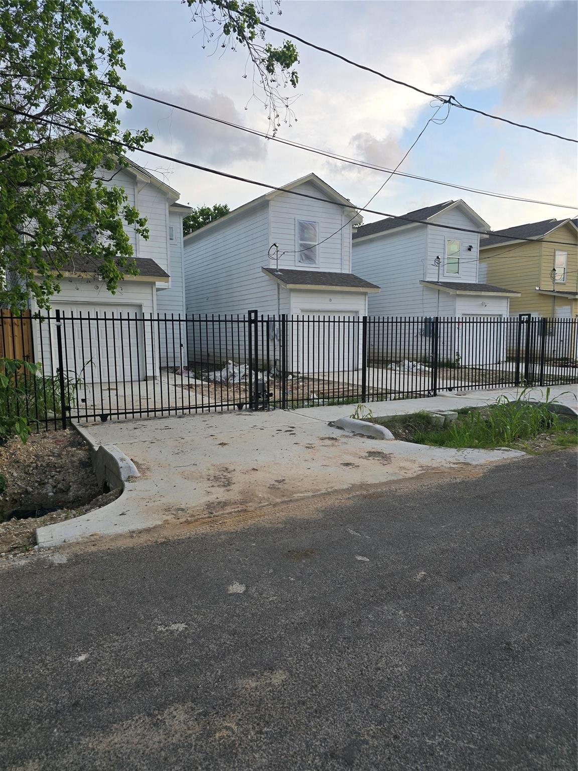 new 2 story homes next doors