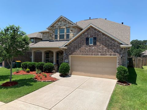 Photo of 6819 Hunters Trace Lane, Baytown, TX 77521 (MLS # 97468452)