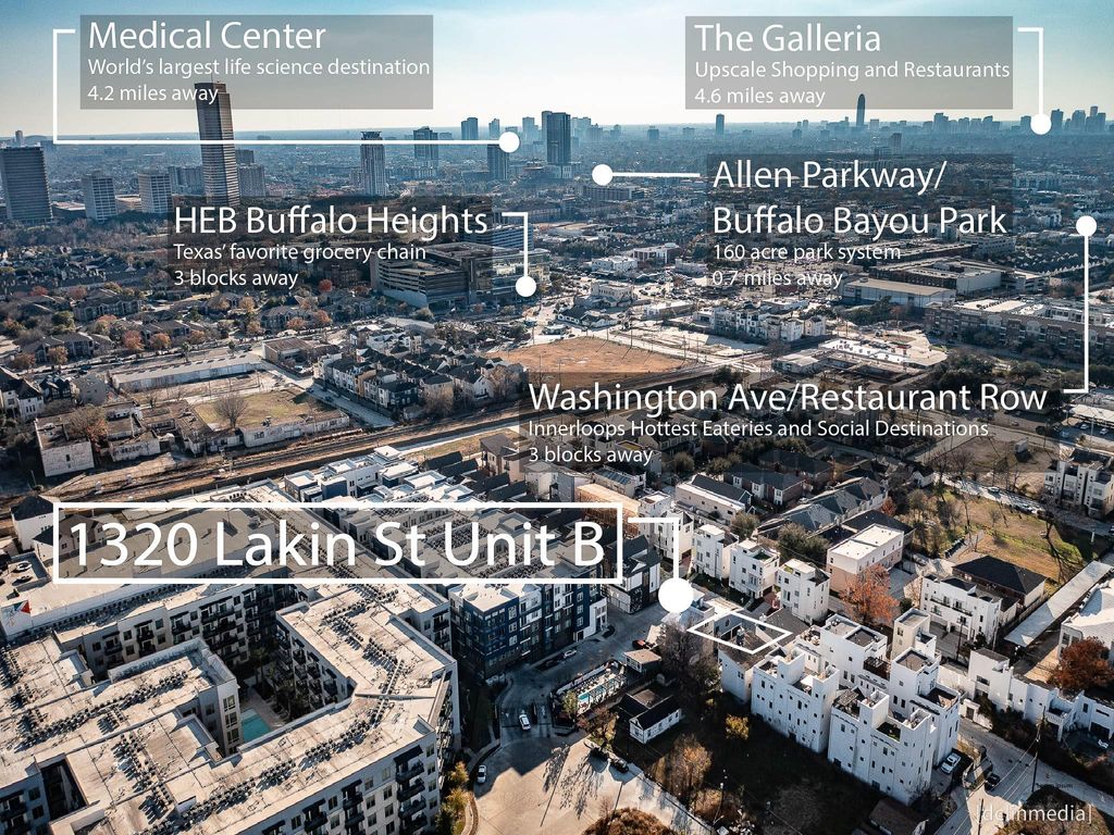 Photo of 1320 Lakin Street #B, Houston, TX 77007 (MLS # 34632959)