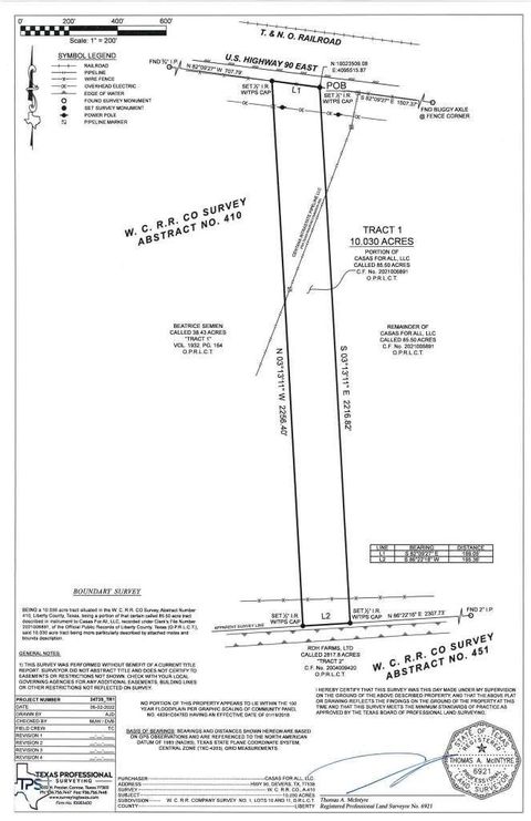 Photo of 15208 Us Hwy 90 Tract 1, Devers, TX 77538 (MLS # 19354746)