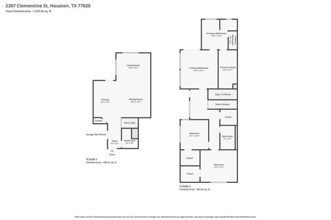 Tiny photo for 2307 Clementine Street, Houston, TX 77020 (MLS # 12390247)