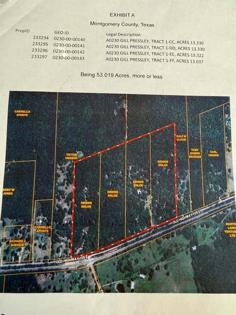 Vacant Land For Sale - Old Hwy 105 E<br/> Cleveland, TX 77327