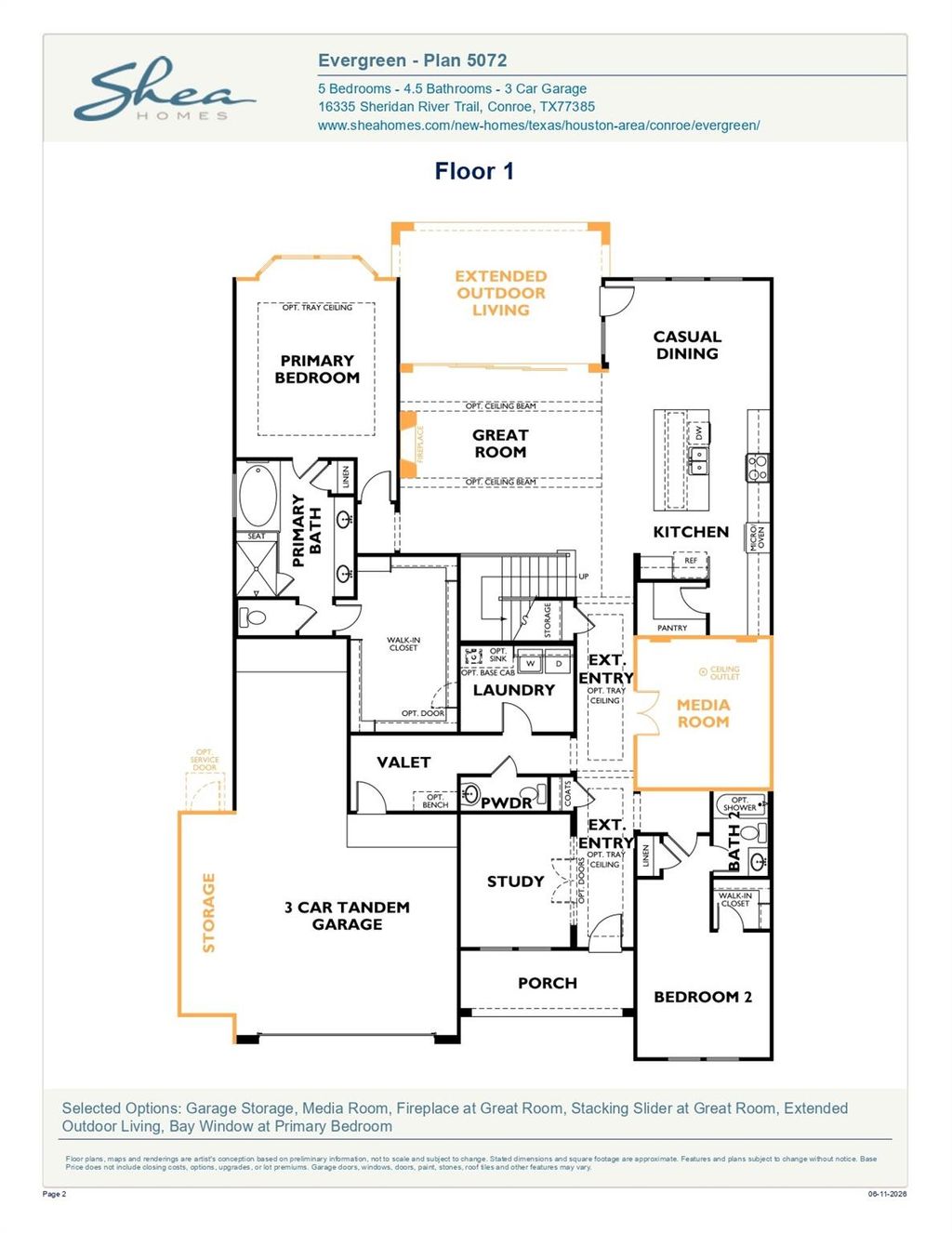 Photo of 15703 Hoptree Heights Lane, Conroe, TX 77302 (MLS # 64121362)